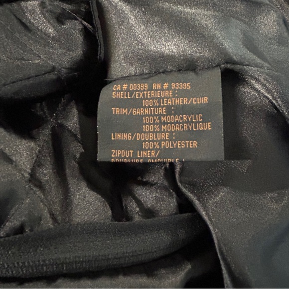 Classic Oversized Black Leather Car Coat With Zip-Out Lining - Picture 16 of 16